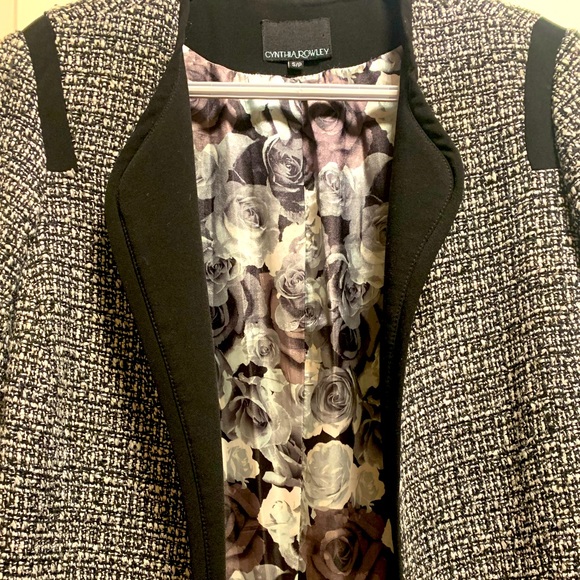 Long jacket black and white - Picture 2 of 2